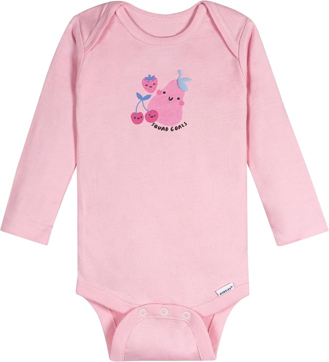 Onesies Brand Baby Boys & Girls 6-Pack Long Sleeve Bodysuits - Image 7