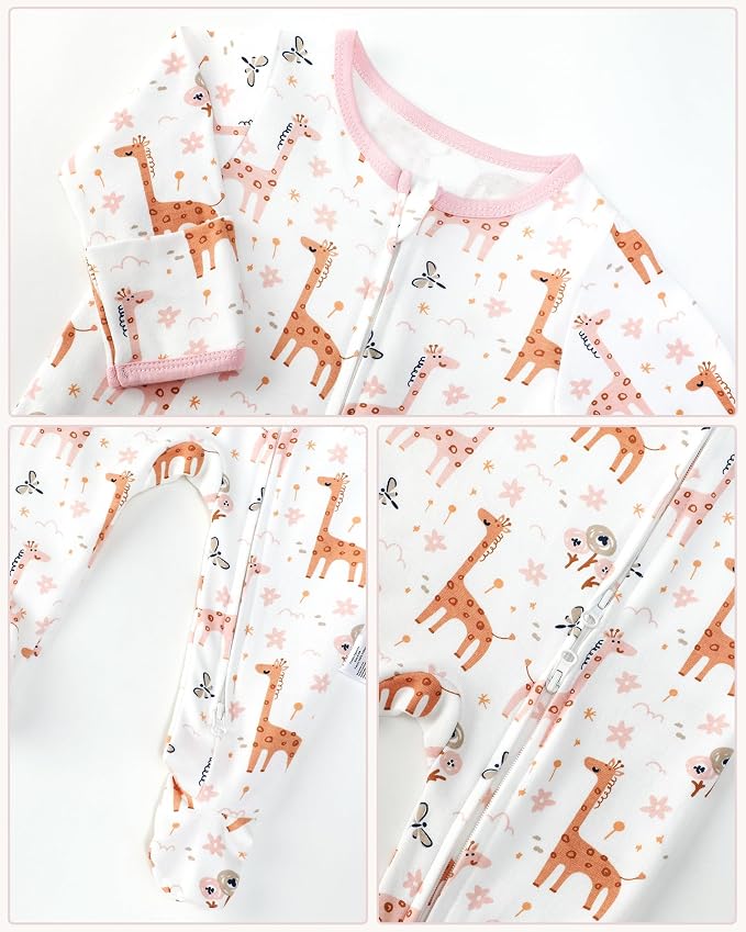 Baby Sleepers 100% Organic Cotton Pajamas - Image 6