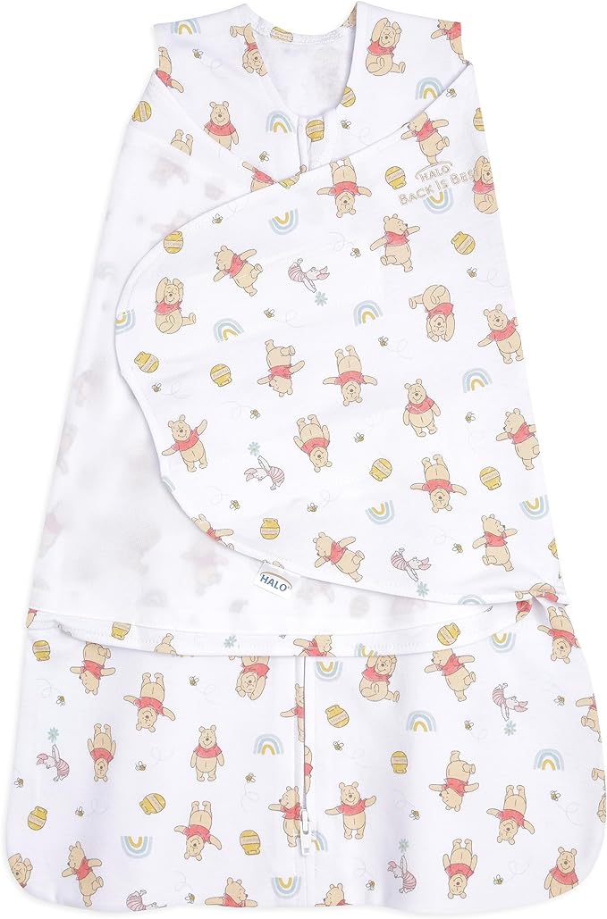 HALO Disney Baby 100% Cotton Sleepsack Swaddle, 3-Way Adjustable Wearable by HALO
