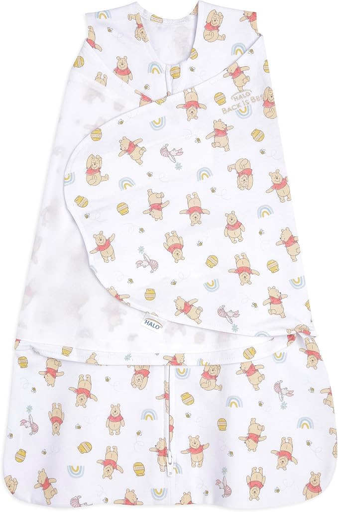 HALO Disney Baby 100% Cotton Sleepsack Swaddle, 3-Way Adjustable Wearable by HALO
