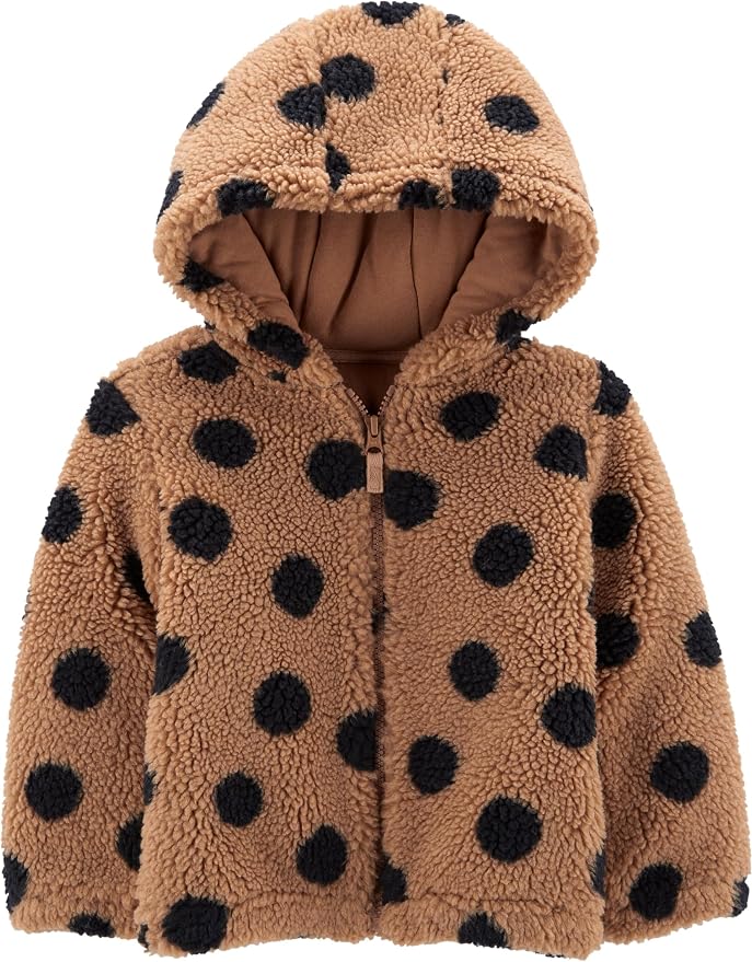 Simple Joys by Carter's Girls' Hooded Sherpa Jacket by SimpleJoysbyCarters