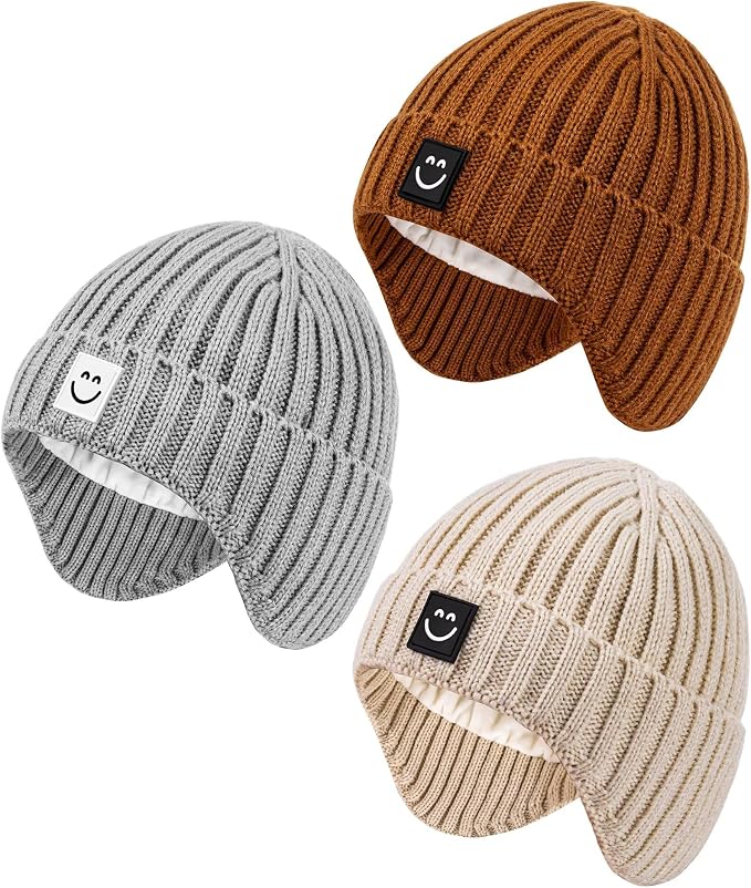Alepo 3 Pack Baby Beanie Hats by Alepo