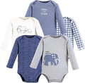 Touched by Nature Unisex Baby Organic Cotton Long-Sleeve Bodysuits by TouchedbyNature