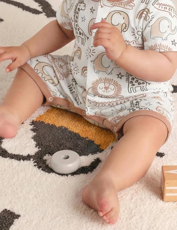 Yoofoss Baby Boy Romper 0-18 Months 100% Organic Cotton Newborn Summer Clothes - Image 7