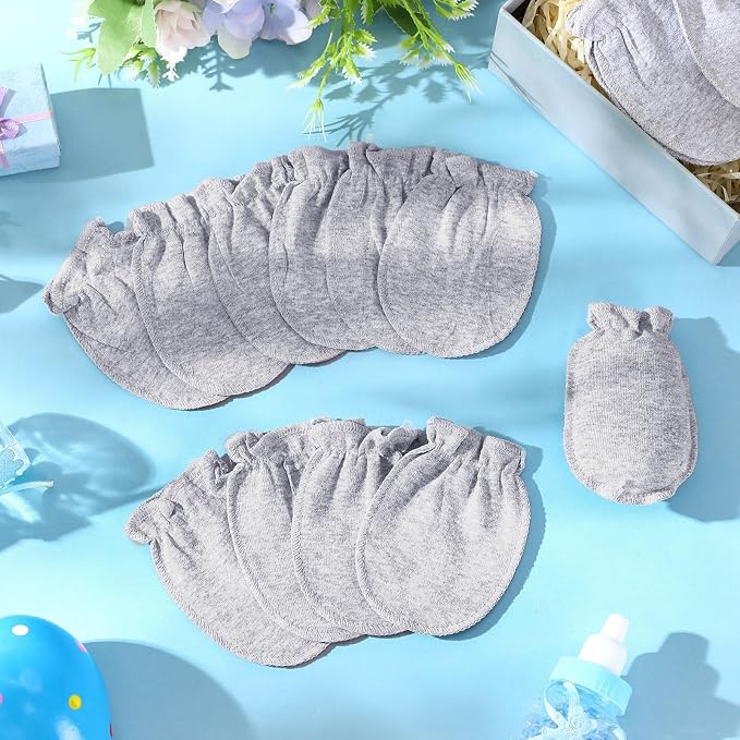 Syhood 9 Pairs Newborn Infant Mittens 0-6 Months - Image 4
