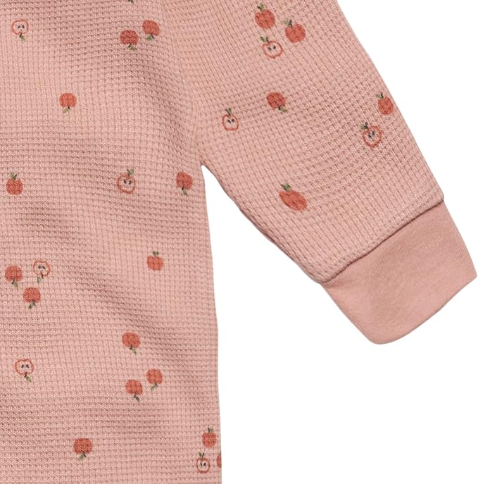Modern Moments by Gerber Baby Henley Waffle Knit Romper - Image 3