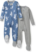 Burt's Bees Baby Boys Organic Cotton, Snug Fit Footed Sleeper Pajamas | by BurtsBeesBaby