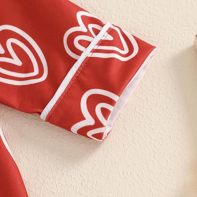 Balaflyie Baby Girl Button Down Pajamas Romper One-Piece Jumpsuit Long Sleeve Sleeper Infant Sleepwear
