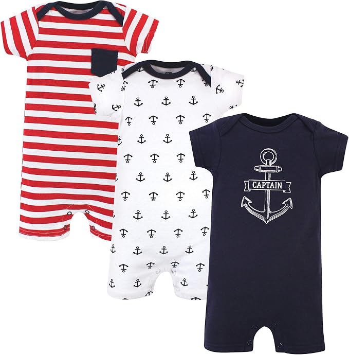 Hudson Baby Unisex Cotton Rompers - Image 2