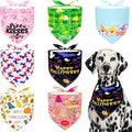 33" Holiday Dog Bandanas for Large Dogs 7 Pcs Sewing Halloween Thanksgiving by Bestwishforyou