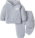 Toddler Baby Boy Clothes Long Sleeve Hoodie Sweatshirt Solid Sweatsuit Jogger by Unknown