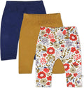 HonestBaby Unisex-Baby Multipack Harem Pants Roomy Fit Pull on Bottoms 100% by HonestBaby