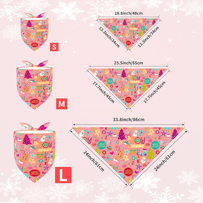 Holiday Dog Bandanas for Medium Dogs 7 Pcs Sewing Patriotic Halloween - Image 2