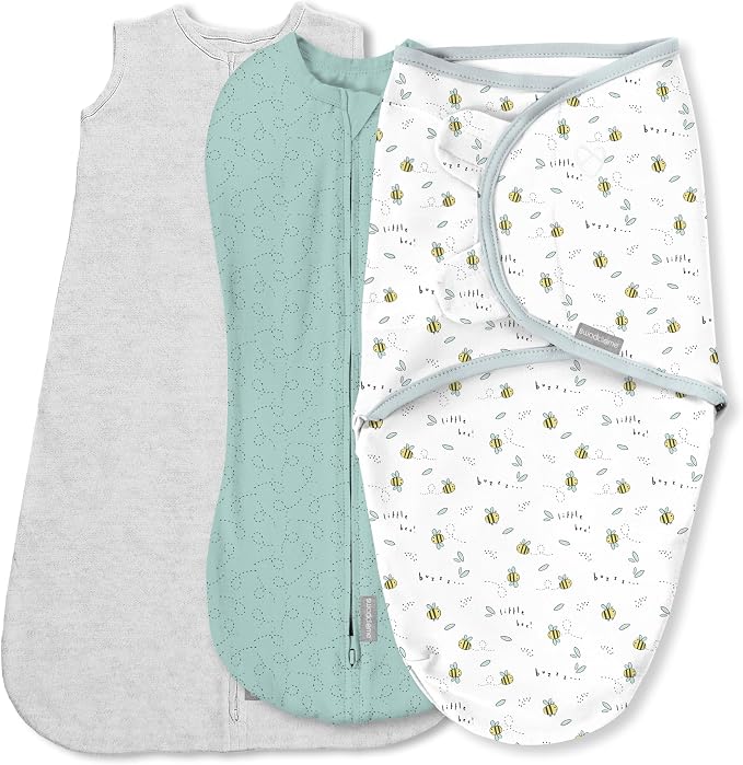 SwaddleMe by Ingenuity Comfort Pack Baby Swaddle Set, Size 0-3 Months, 5-14 by SwaddleMe%C2%AE