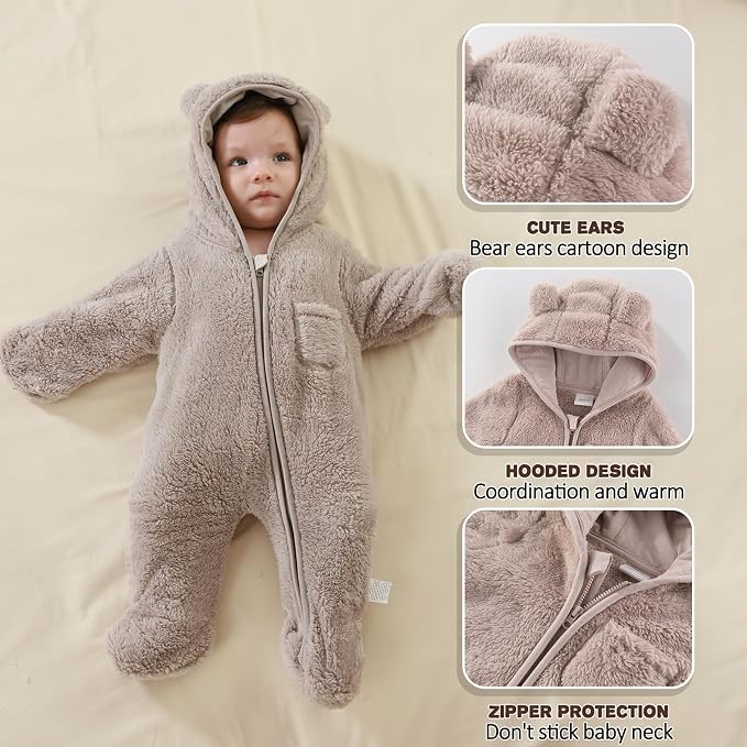 AiWMGL Newborn Baby Bear Outfit - Image 4