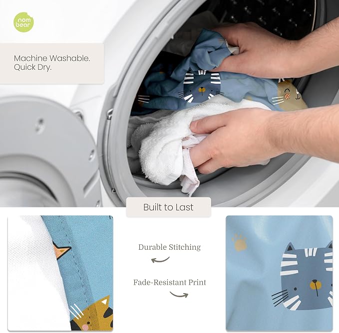 Waterproof Smock Baby Bibs for Eating | Long Sleeve Bib for Baby Led Weaning - Image 5