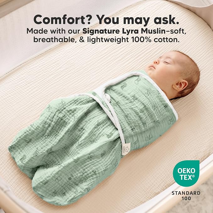 KeaBabies Muslin Baby Swaddles for Newborns, 100% Cotton | Organic Cotton - Image 4