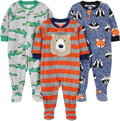 Simple Joys by Carter's Baby Boys Loose-Fit Flame Resistant Fleece Footed by SimpleJoysbyCarters