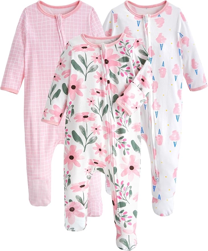 Yoofoss Baby Pajamas 100% Organic Cotton Baby Sleepers by YOOFOSS