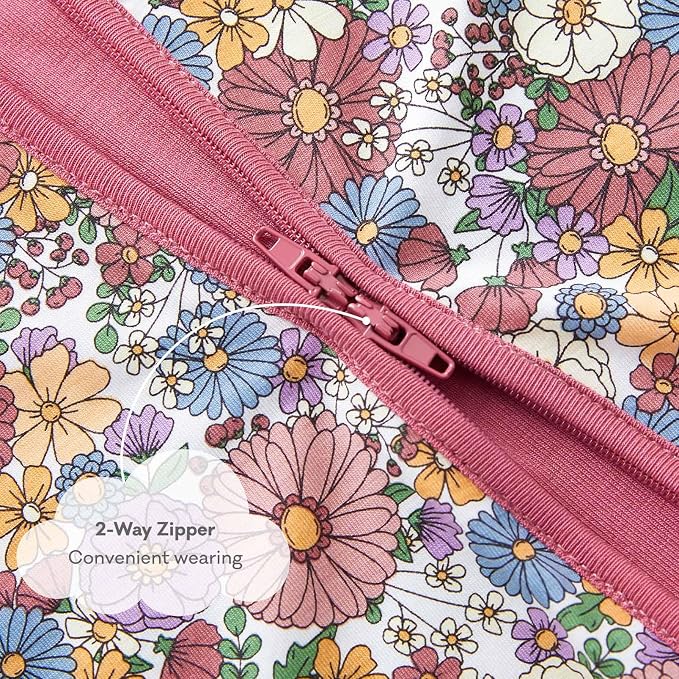 pureborn Baby Sleeper Viscose from Bamboo Zipper Footies Pjs 0-24 Months | - Image 5
