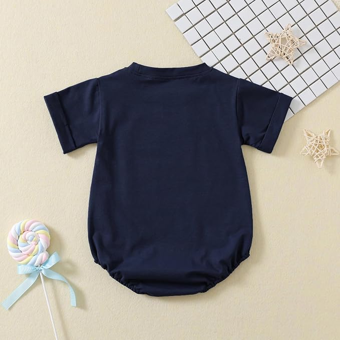 Jimonda Baby Bubble Romper Short Sleeve Bodysuit T-Shirt | 100% Cotton - Image 5