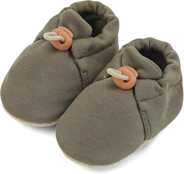 2 Pack Newborn Shoes Soft Sole Baby Sock Booties Drawstring Infant Boys Girls - Image 3