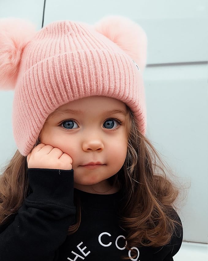 FURTALK Baby Winter Hat Pom Pom Beanie - Image 3
