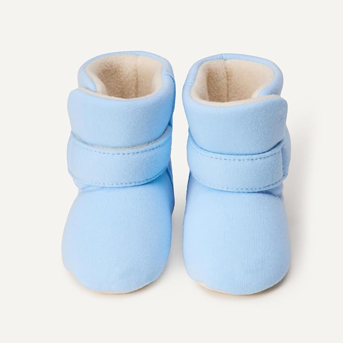 Amazon Essentials Unisex Babies' Soft Hook & Loop Booties, Infant Crib Shoes - Image 4