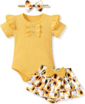 HONGTEYA Baby Girl Clothes Set Newborn Infant Summer Outfits by HONGTEYA