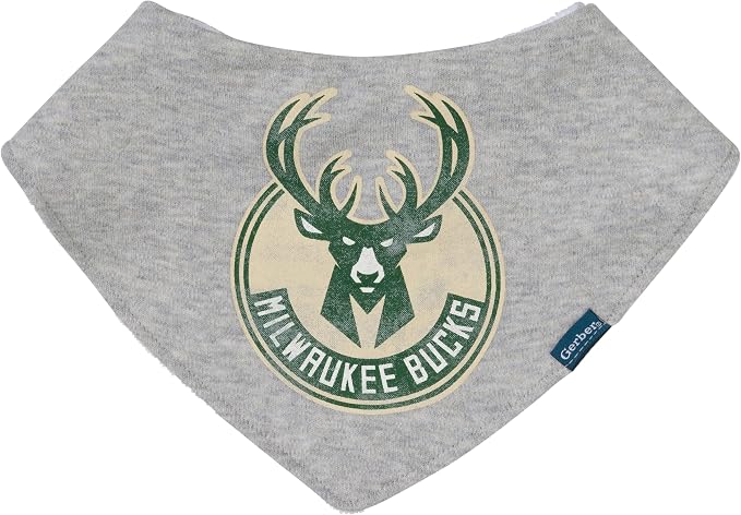 Gerber Baby NBA Bandana Bib and Burp Cloth Set - Image 2
