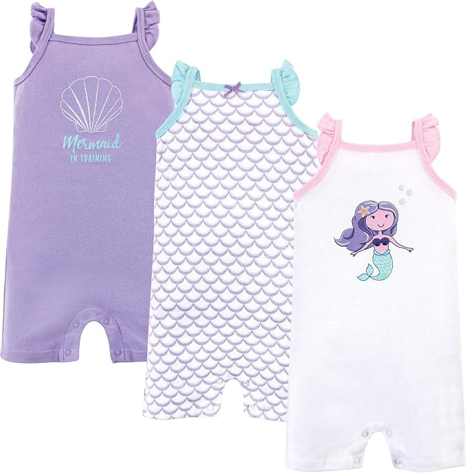 Hudson Baby Unisex Cotton Rompers - Image 2