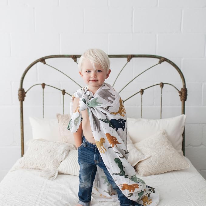 Little Unicorn Muslin Swaddle Blanket - Image 6