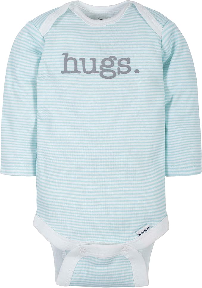 Gerber Baby 6 Pack Long-sleeve Onesies Bodysuit - Image 5
