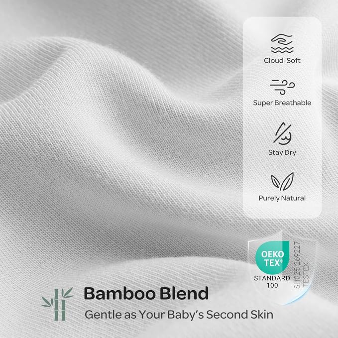 Momcozy Swaddles for Newborns, Quiet Fastener Swaddle for Infant 0-3 Months | - Image 8