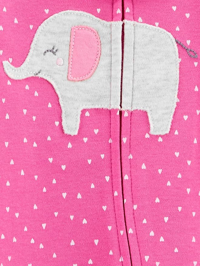 Simple Joys by Carter's Baby Girls' Cotton Footed Sleep and Play - Image 3