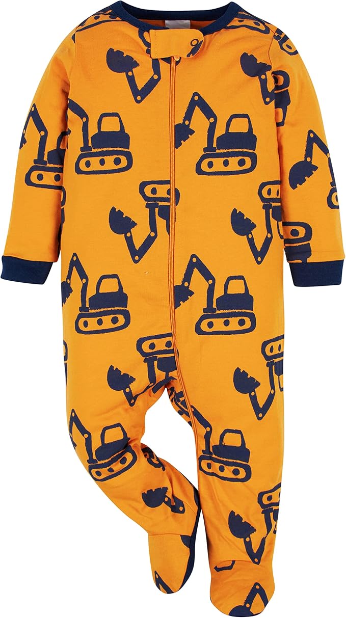 Onesies Brand Baby Boys' 4-pack Sleep 'N Play Footies - Image 5