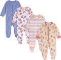 Onesies Brand Baby Girls 4-Pack Sleep 'N Play Footies Multi Pack by OnesiesBrand