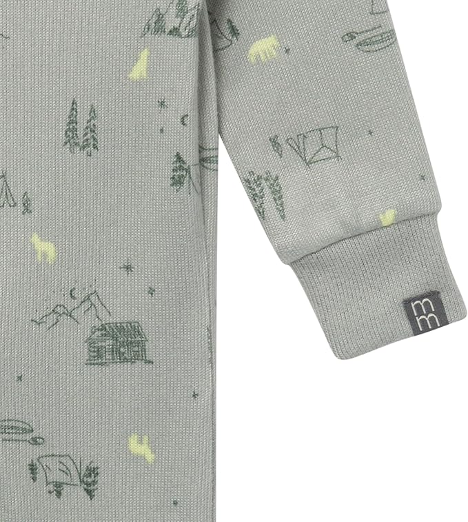 Modern Moments by Gerber Baby Boys & Girls Hacci Footless Pajamas - Image 3