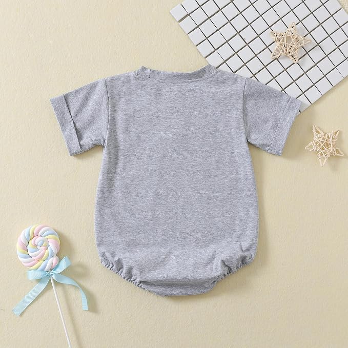 Jimonda Baby Bubble Romper Short Sleeve Bodysuit T-Shirt | 100% Cotton - Image 5