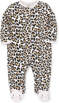 Little Me Clothes for Baby Girls' 100% Cotton Scratch-Free Tag Footie Sleeper by LittleMeChildrensApparel