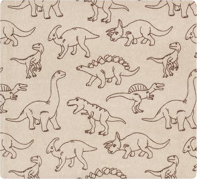 Hudson Baby Unisex Baby Cotton Poly Flannel Receiving Blankets, Dinosaur - Image 4