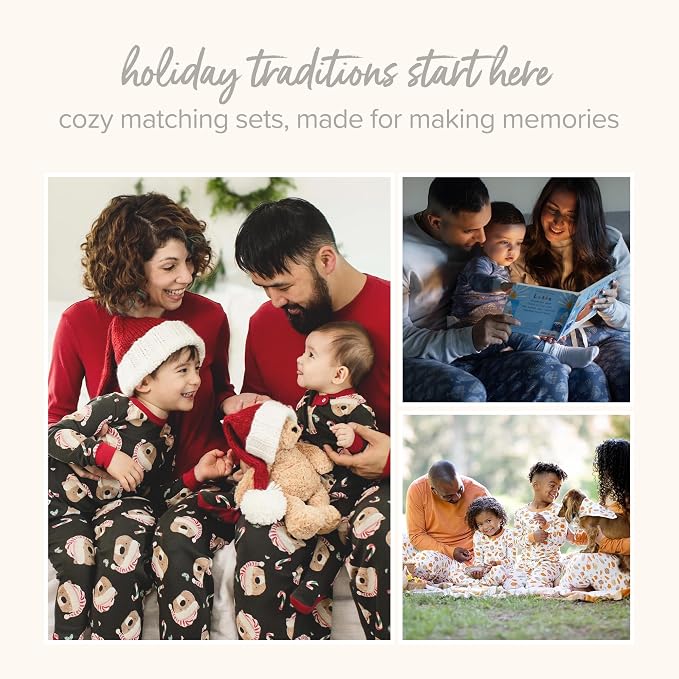 Burt's Bees Baby Matching Family Jammies, Organic Cotton, Holiday Pajamas - Image 5