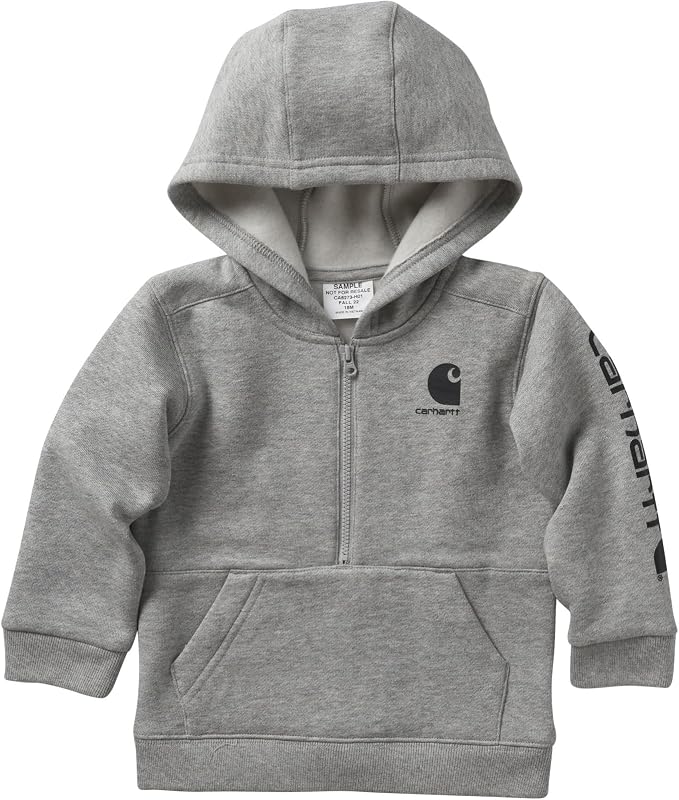 Carhartt Kid's CA6273 Long-Sleeve Half-Zip Sweatshirt by Carhartt