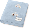 Baby Blanket for Boys 100% Cotton Buttery Soft Cozy Receiving Swaddle Stroller by BleuLaLa