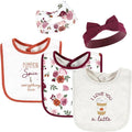Hudson Baby Unisex Baby Cotton Bib and Headband Set by HudsonBaby