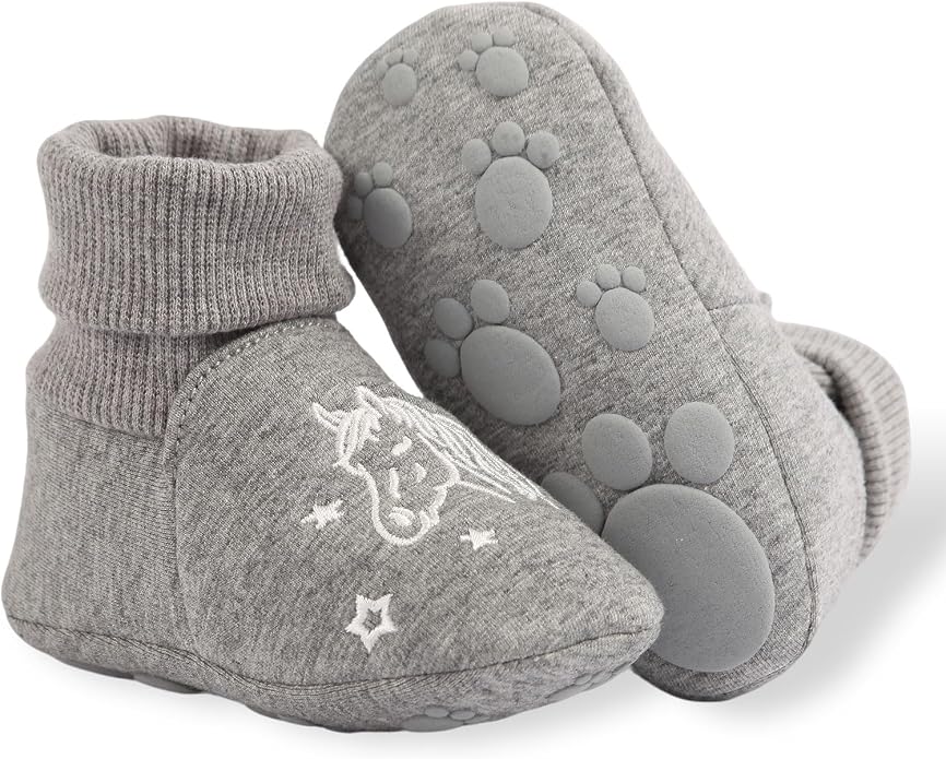 Newborn Infant Baby Cotton Booties Non-Slip Sole - Image 4