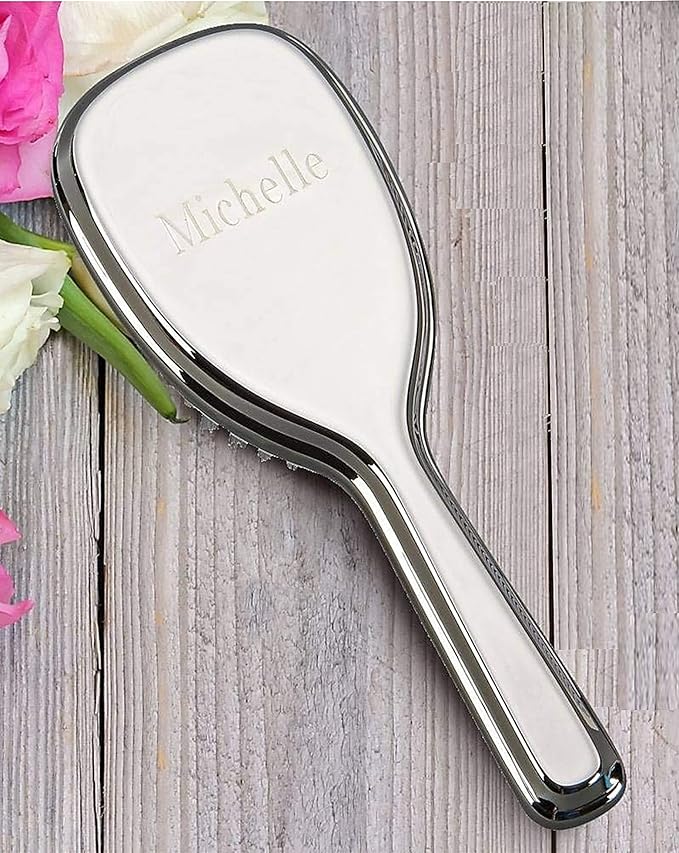 Cunill Personalized Sterling Silver Baby Brush, Solid 925 Sterling Silver Handle, Cunill Two Piece Gift Box, Custom Engraving