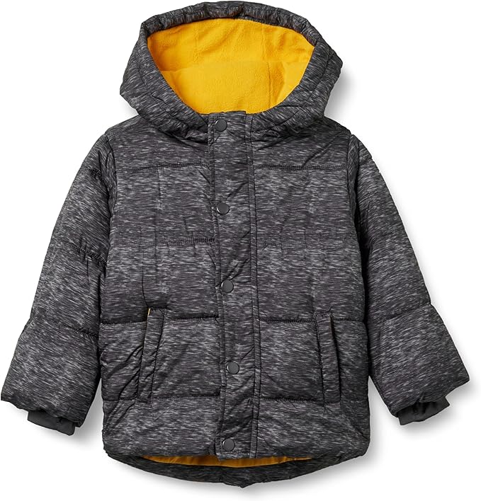 Amazon Essentials Babies, and Boys' Heavyweight Hooded Puffer Jacket by AmazonEssentials