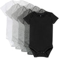 HonestBaby 5-pack Short Sleeve Bodysuits One-piece 100% Organic Cotton by HonestBaby