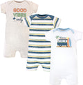 Hudson Baby Unisex Cotton Rompers by HudsonBaby